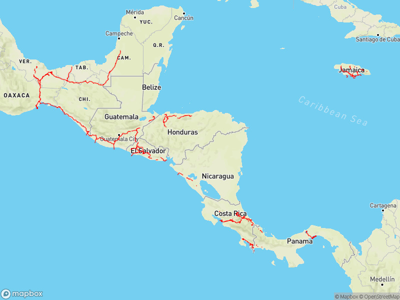 How This Map Changes Everything About Traveling Through Central America