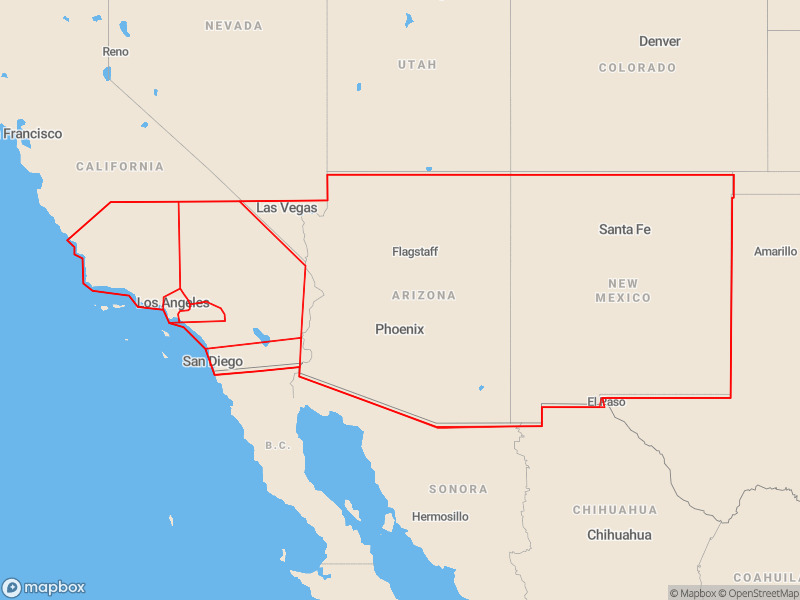 SCA Territory Map - Travegeo by ShareMap