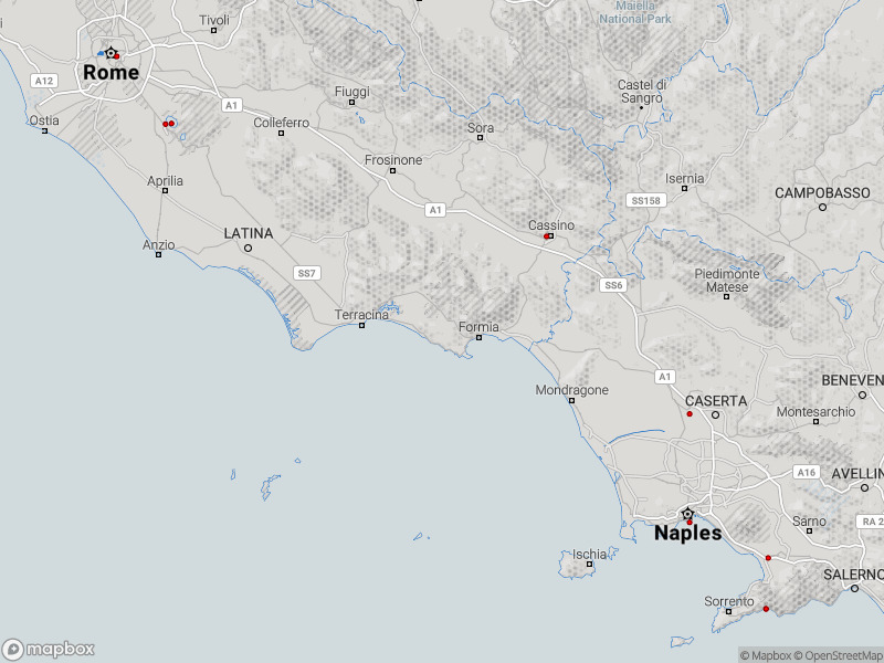 from Rome to Positano - Travegeo by ShareMap